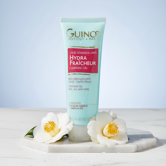 GELÉE DÉMAQUILLANTE HYDRA FRAICHEUR 125 ml -Guinot Clinique Esthétique Annie Bélanger
