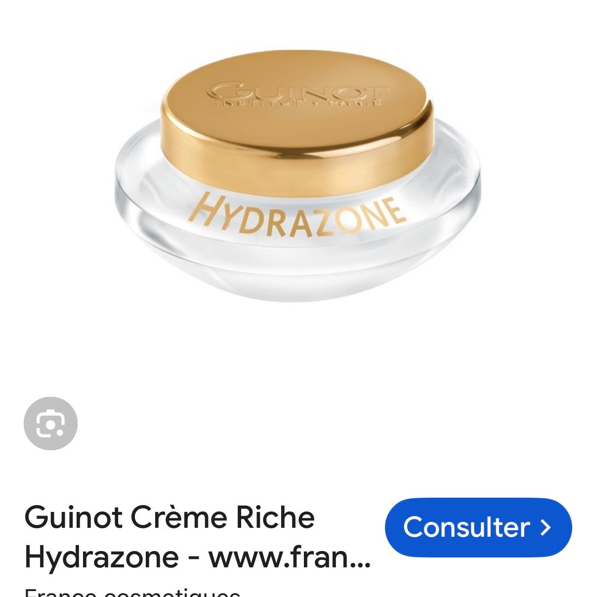 CRÈME RICHE HYDRAZONE PEAUX DESHYDRATÉS 50ml - Guinot Clinique Esthétique Annie Bélanger