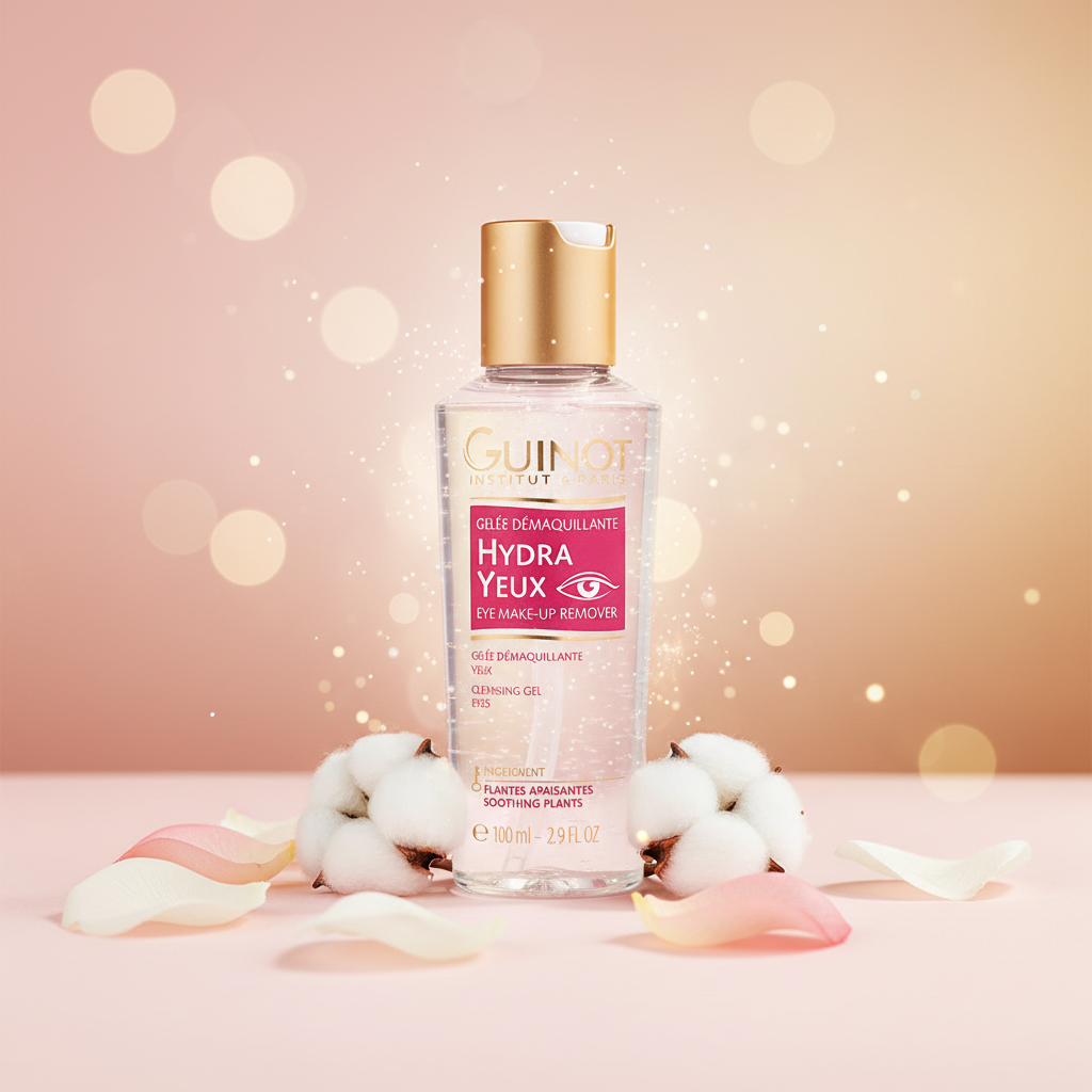GELÉE DÉMAQUILLANTE HYDRA YEUX  100ml - Guinot Clinique Esthétique Annie Bélanger