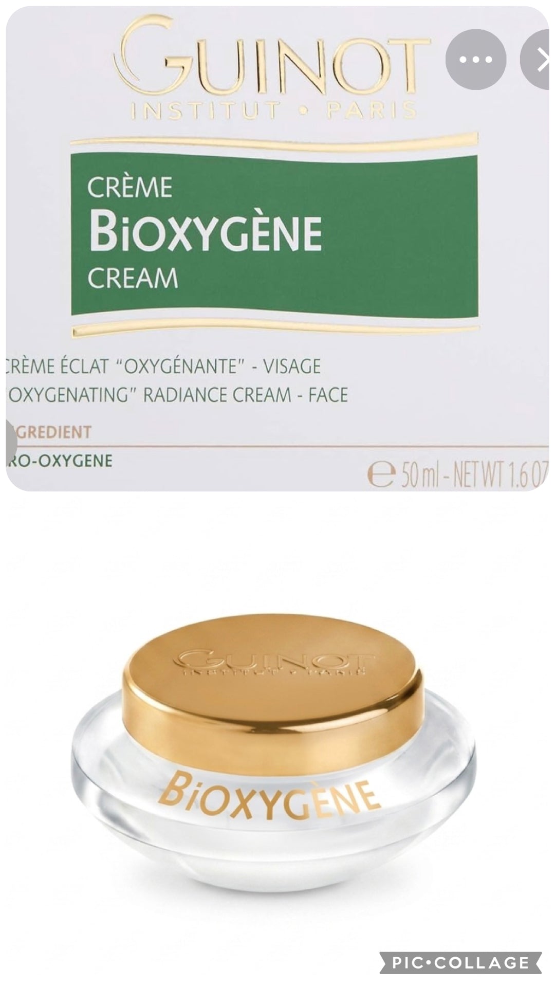 CRÈME BIOXYGÈNE  50ml - Guinot Clinique Esthétique Annie Bélanger